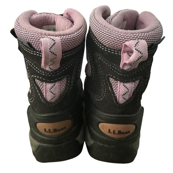 L.L. Bean Kids Snow Boots - Black and Pink - Picture 5 of 8